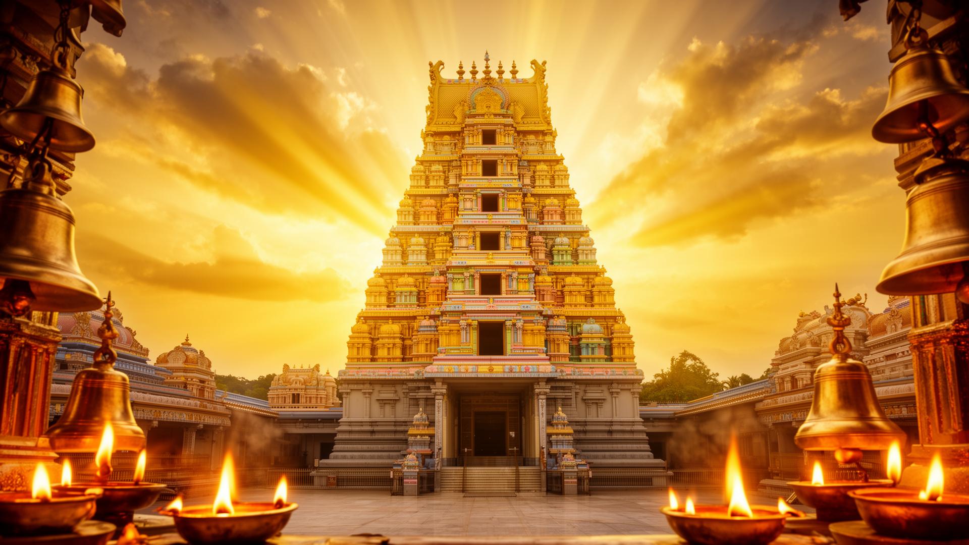Temple architecture at Tirumala